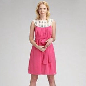 Lilly Pulitzer Sydney Dress Crinkle Daiquiri Pink